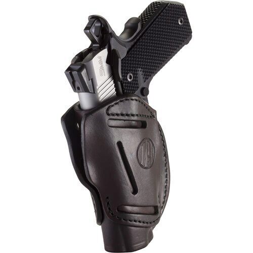 1791 Gunleather 3WH1SBRA 3-Way  IWB/OWB Size 01 Signature Brown Leather Belt Loop Fits 1911 3-4 Ambidextrous Hand