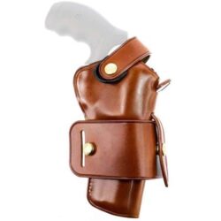 Galco WG2104 Wheelgunner 2.0  OWB Tan Leather Belt Slide Fits S&W L Frame/Ruger Security-Six Fits 4 Barrel Ambidextrous