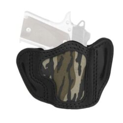 1791 Gunleather MOBHCBRWR BHC Optic Ready OWB Size C Brown/Mossy Oak Leather Belt Slide Compatible w/Glock 43/Sig P365/Walther PPQ Right Hand