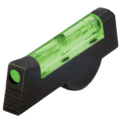 HiViz SW1002G Front Sight for Smith and Wesson Revolver with 2.5 or Longer Barrel  Black | Green Fiber Optic
