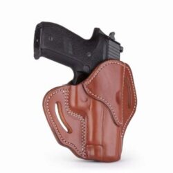 1791 Gunleather BH23CBRR BH2.3  OWB Size 2.3 Classic Brown Leather Belt Slide Compatible w/Glock 17/Sig P226/HK VP9 Right Hand