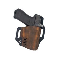 Versacarry RR1104 Rough Rider  OWB Size 04 Black/Brown Leather Belt Slide