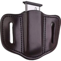 1791 Gunleather MAG11SBRA MAG1.1 Single Mag Holster Signature Brown Leather Belt Slide Compatible w/ Single Stack Ambidextrous