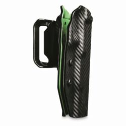 Uncle Mike's 54RNC75BGL Range/Competition Holster OWB Black/Green Boltaron Belt Slide Fits S&W M&P/S&W M&P 2.0/S&W Core/S&W M&P 1.0 Left Hand