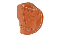 1791 Gunleather 4WH1CBRR 4-Way  IWB/OWB 01 Classic Brown Leather Belt Clip Fits 3-4 Barrel 1911