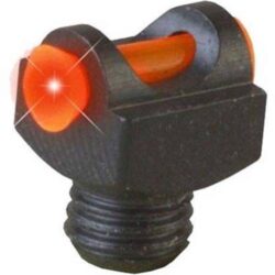 TruGlo TG954CR StarBrite Deluxe Bead  Black | Red Fiber Optic Front Sight 5-40 Threads