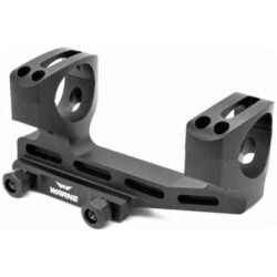 Warne SHXSKEL30TW X-SKEL Scope Mount/Ring Combo For MSR AR10/AR15 Quick Detach 30mm Tube Cantilever Mount Super High Rings 1.90 Mount Height Black Anodized Aluminum