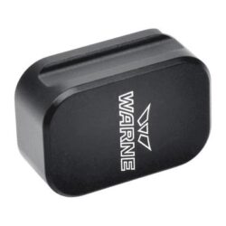 Warne MEG193/2GR Magazine Extension  made of 6061-T6 Aluminum with Hardcoat Anodized Gray Finish for Glock 19, 23 Magazines (Adds 3rds 9mm Luger, 2rds 40 S&W)