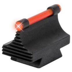 TruGlo TGTG95500RR 3/8 Dovetail Front Sight  Black 0.500 Red Ramp for Rifle