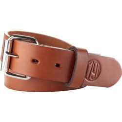 1791 Gunleather BLT013438CBRA 01  Gun Belt Classic Brown Leather 34/38 1.50 Wide Buckle Closure