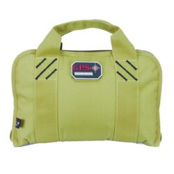GPS Bags GPS1308PCT Double  Tan Nylon with Visual ID Storage System, Mag Storage Pockets, Lockable Zippers & Storage Pockets  Holds Up To 1-2 Handguns Includes Ammo Dump Cup