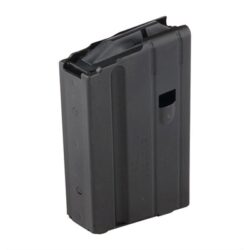 DuraMag 5X62041185CP SS Replacement Magazine Black with Black Follower Detachable 5rd 7.62x39mm for AR-15