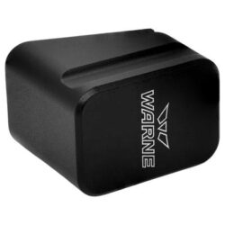 Warne MESIG5/4BLK Magazine Extension  made of 6061-T6 Aluminum with Hardcoat Anodized Black Finish for Sig P320 Magazines (Adds 5rds 9mm Luger)