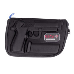 GPS Bags GPS909PC Custom Molded  with Lockable Zippers, Internal Mag Holder & Black Finish for Beretta 92,96 & Taurus PT92