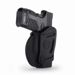 1791 Gunleather 3WH3SBLA 3-Way  IWB/OWB Size 03 Stealth Black Leather Belt Loop Compatible w/ Glock 26 Compatible w/ Ruger LC9 Compatible w/ S&W M&P Shield Ambidextrous Hand