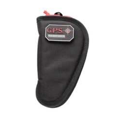 GPS Bags GPS1004CPCB Contoured  with Black Finish with Lockable Zipper for 4 or Less Barrel Handgun