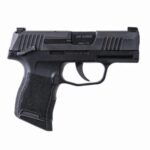 Sig Sauer 3659BXR3MSMA P365 *MA Compliant Micro-Compact 9mm Luger 10+1 3.10 Black Carbon Steel Barrel/Black Nitron Serrated Slide & Frame/Black Polymer Grips Right Hand