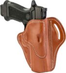 1791 Gunleather BH24CBRR BH2.4  OWB 2.4 Signature Brown Leather Belt Slide Fits Walther PPQ/Sig P320/Springfield XD-M