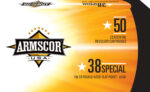 Armscor FAC385N USA Competition 38 Special 158 gr Lead Round Nose Flat Point (LRNFP) 50 Per Box/ 20 Cs