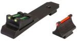 TruGlo TG109 Lever Action Rifle Sights  Black 0.343 Red Front, Green Rear Adjustable for Marlin 336