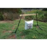 Viking Solutions VKSVGK004 Adjustable Target Stand  Black Steel