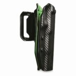 Uncle Mike's 54RNC74BGL Range/Competition Holster OWB Black/Green Boltaron Belt Slide Fits Sig X5 Left Hand