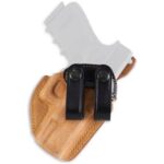 Galco RG838RB Royal Guard 2.0 IWB Natural/Black Horsehide Belt Loop Compatible w/Glock 43/43X/Springfield  Hellcat Right Hand