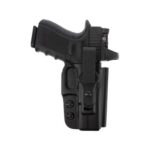 Galco TR3226RB Triton 3.0 OWB Black Leather UniClip/Stealth Clip Fits Glock 19 Gen1-5 Fits Glock 32 Fits Glock 23 Gen2-5 Right Hand