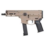 Angstadt Arms AAMDP09PF6 MDP-9 9mm Luger 27+1 5.85" Black Melonite Threaded Barrel, M-LOK Free-Float Handguards, Flat Dark Earth Cerakote Aluminum Picatinny Rail Receiver, Black Polymer Grips