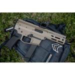 Angstadt Arms AAMDP09PF6 MDP-9 9mm Luger 27+1 5.85" Black Melonite Threaded Barrel, M-LOK Free-Float Handguards, Flat Dark Earth Cerakote Aluminum Picatinny Rail Receiver, Black Polymer Grips
