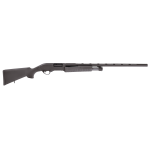 Escort HEFH12280501 Field Hunter Full Size 12 Gauge Pump 3" 4+1 28" Black Vent Rib Barrel, Black Anodized Aluminum Grooved Receiver, Fixed Black Synthetic Stock, Right Hand