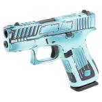 GLOCK 43X COMP 9MM 10RD ANIME CER BLUE