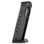 Smith & Wesson 3007346 M&P  15rd Magazine Fits S&W M&P 40 S&W Blued, Brown Floor Plate