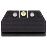 Night Fision CZU077286355YGZG Optics Ready Stealth Series For CZ-USA  Black| Green Tritium Yellow Ring Front Sight Green Tritium Black Ring Rear Sight