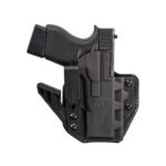 Comp-Tac C852GL297RBKN eV2 Max AIWB Black Kydex/Leather Belt Clip Fits Glock 26 Gen1-5 Right Hand