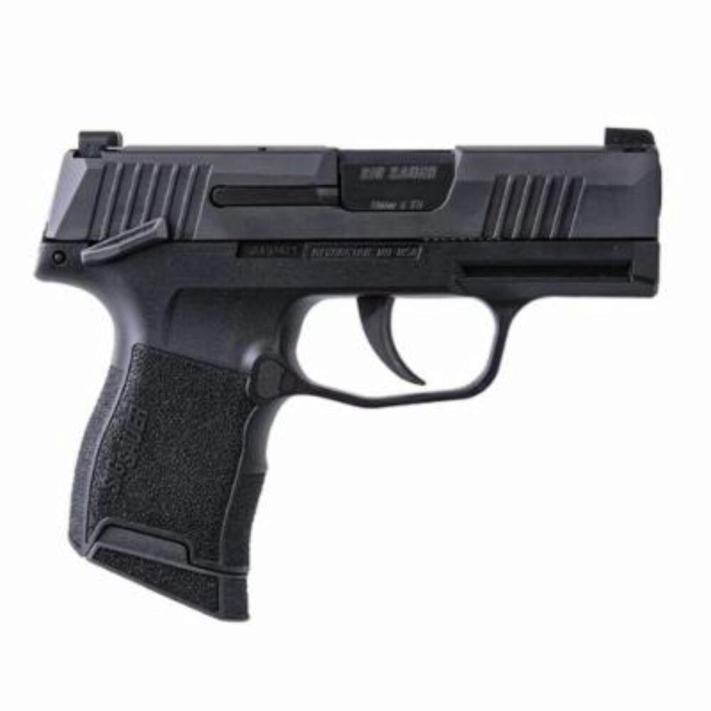 Sig Sauer 3659BXR3MSMA P365 *MA Compliant Micro-Compact 9mm Luger 10+1 3.10 Black Carbon Steel Barrel/Black Nitron Serrated Slide & Frame/Black Polymer Grips Right Hand