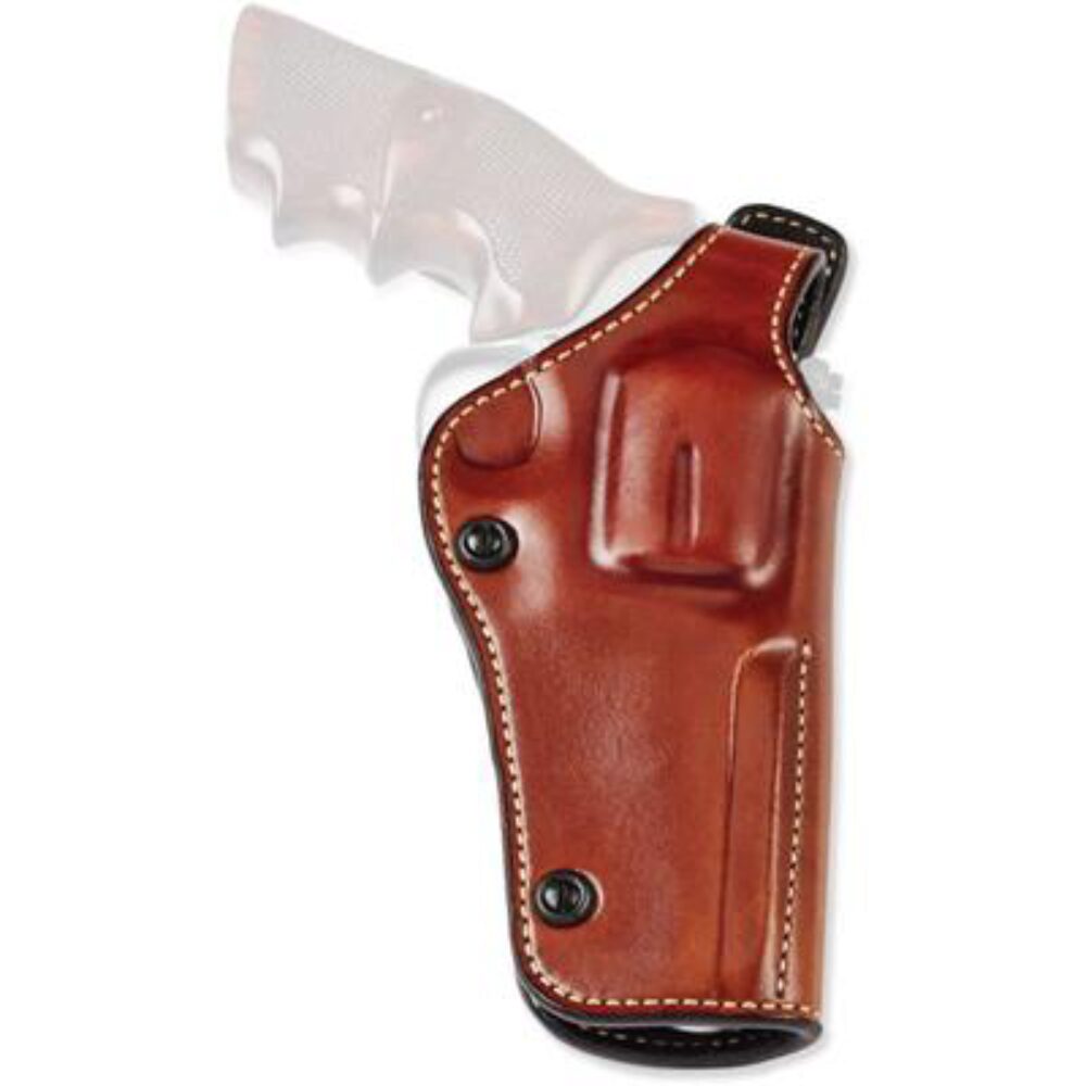 Galco PHX334 Phoenix  OWB Tan Leather Belt Slide Fits Ruger GP100 Fits S&W L Frame Right Hand