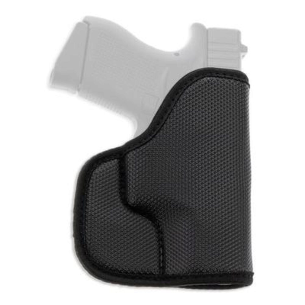 Galco SOU652B StukOn-U  Black Gripper Shell Compatible w/ Glock 33/S&W M&P Shield/Taurus G2C Pocket Mount Ambidextrous
