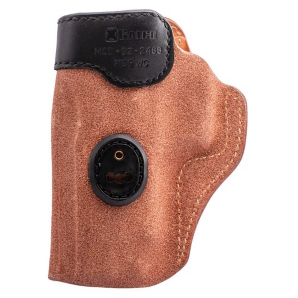 Galco S2248B Scout 3.0  IWB Natural/Black Leather UniClip/Stealth Clip Fits Sig P220/Sig P226/Browning BDA Ambidextrous