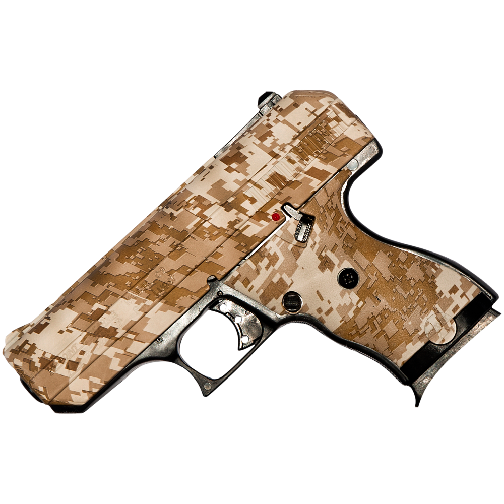 Hi-Point 916DD C9 9mm Luger 8+1, 3.50" Black Steel Barrel, Hydro-Dipped Digital Desert Camo Serrated Steel Slide, Hydro-Dipped Digital Desert Camo Polymer Frame & Grip