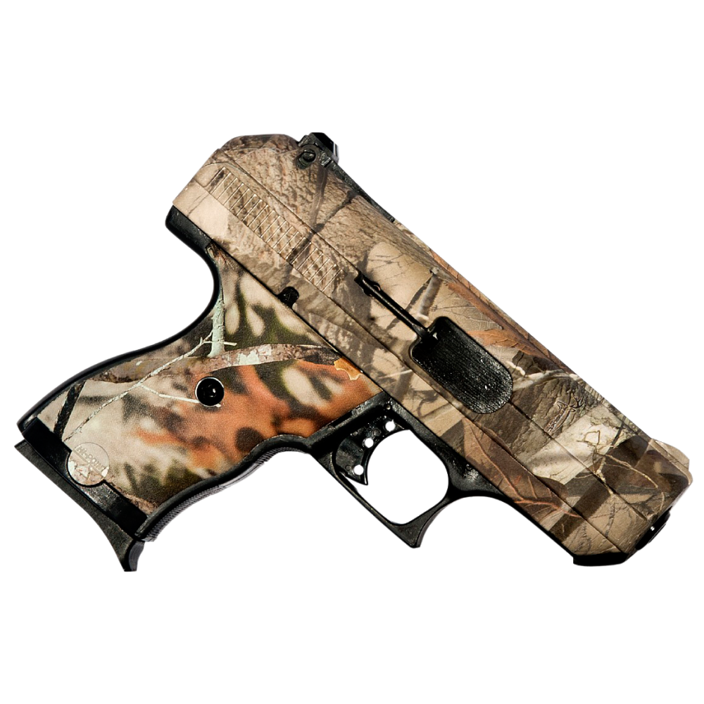 Hi-Point 916WC C9 9mm Luger 8+1 3.50" Black Steel Barrel, Hydro-Dipped Woodland Camo Serrated Steel Slide, Hydro-Dipped Woodland Camo Polymer Frame & Grip