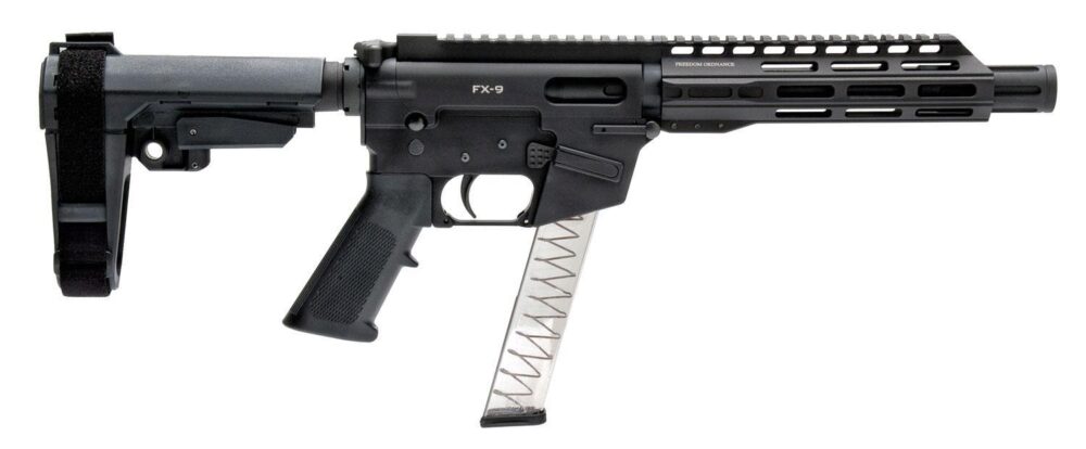 FREEDOMORDNANCEFX9PISTOL9MM8.25"33RDMLOKWBRACE