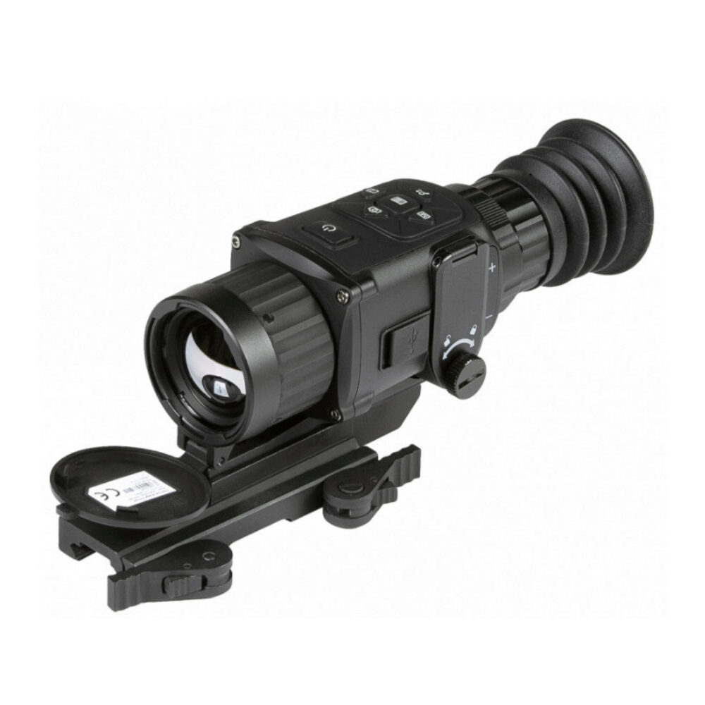 AGM Global Vision 3092455004TH21 Rattler TS25-384 Thermal Hand Held/Mountable Scope Black 1.5x - 12x 25mm Red Crosshair Reticle 384x288, 50Hz Resolution Zoom Digital 1x/2x/4x/8x/PIP