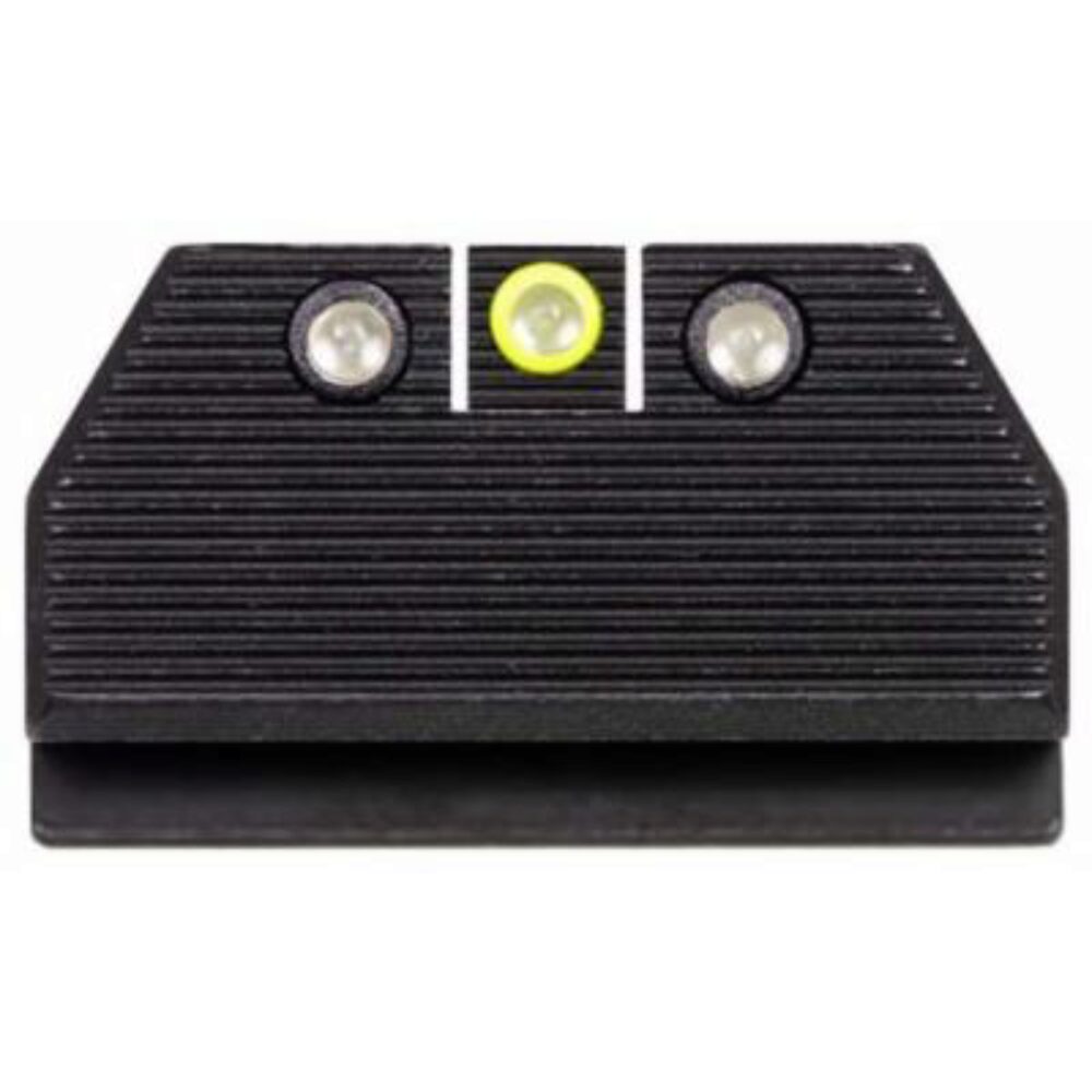 Night Fision CZU077286355YGZG Optics Ready Stealth Series For CZ-USA  Black| Green Tritium Yellow Ring Front Sight Green Tritium Black Ring Rear Sight