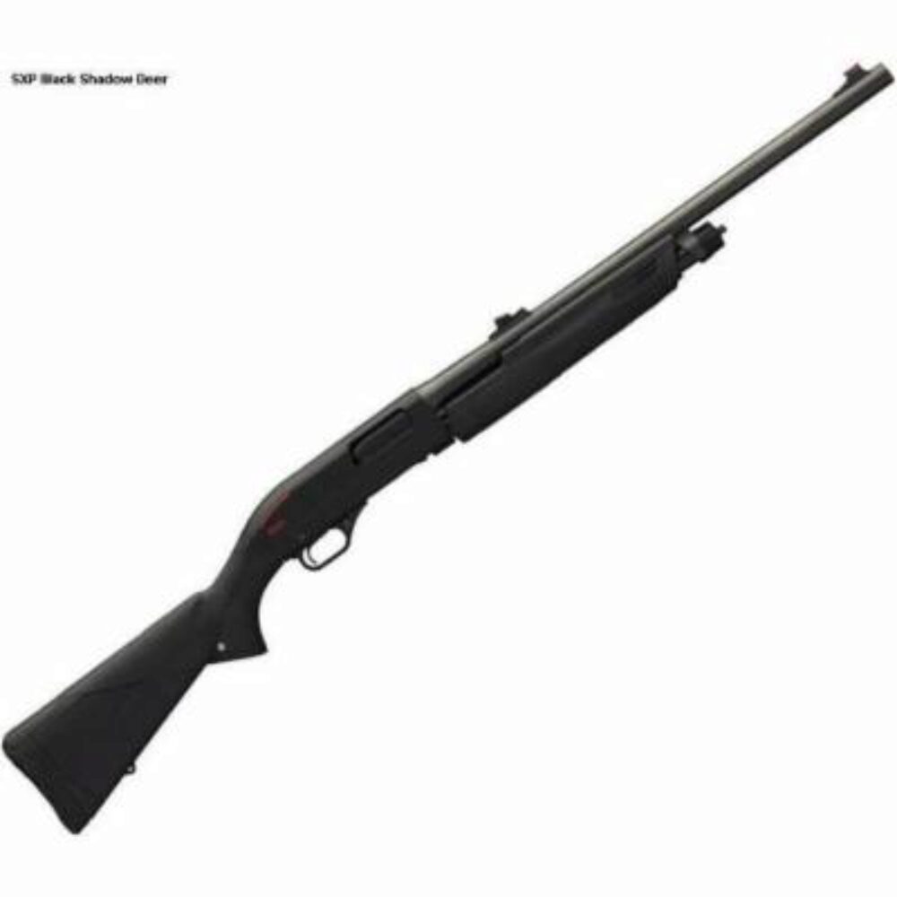 Winchester Guns 512261640 SXP Black Shadow Deer 20 Gauge with 22 Barrel, 3 Chamber, 4+1 Capacity, Matte Black Metal Finish & Matte Black Fixed Textured Grip Paneled Stock Right Hand (Full Size)
