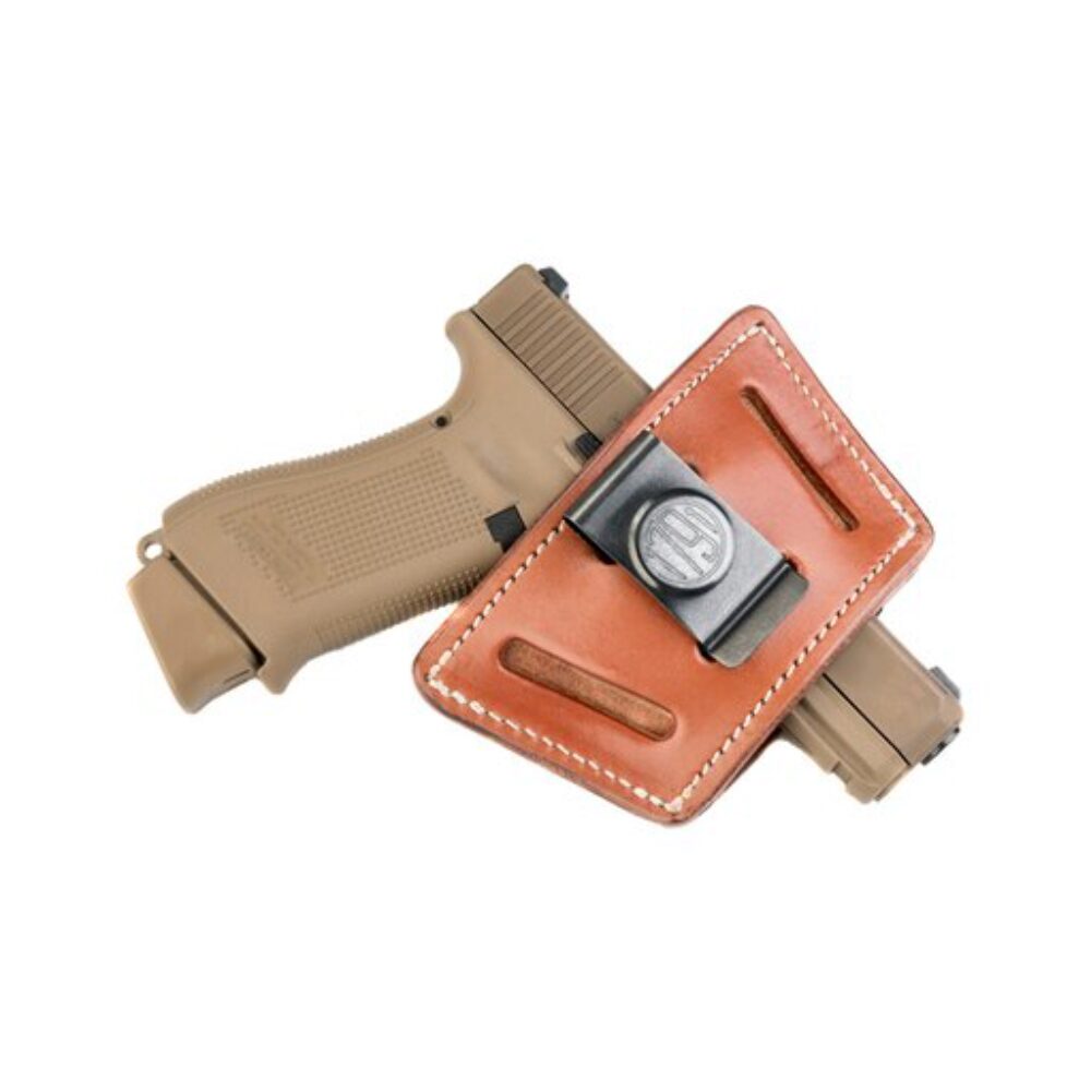 1791 Gunleather UIWXCBRA UIW Max  IWB/OWB Classic Brown Leather Belt Clip Fits Most Mid-Large Frame Autos with Rail, Laser & Light Ambidextrous 1791 Gunleather UIWXCBRA UIW Max  IWB/OWB Classic Brown Leather Belt Clip Fits Most Mid-Large Frame Autos with Rail, Laser & Light Ambidextrous