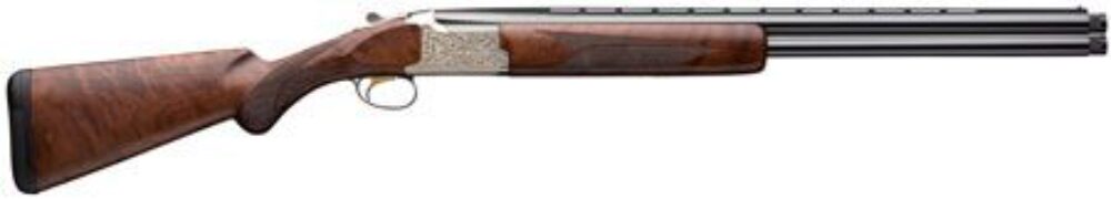 Browning 018163304 Citori Feather Lightning 12 Gauge 28 Barrel 3 2rd, Blued Steel Barrel, Satin Nickel Finished Engraved Alloy Receiver,  American Black Walnut Stock With Lightening Style Grip