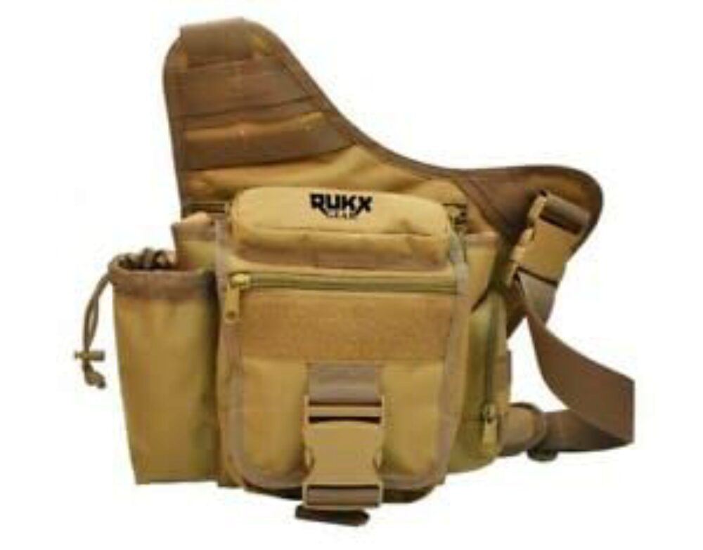 Rukx Gear ATICTSBT Sling Bag  Tan 600D Polyester Rukx Gear ATICTSBT Sling Bag  Tan 600D Polyester