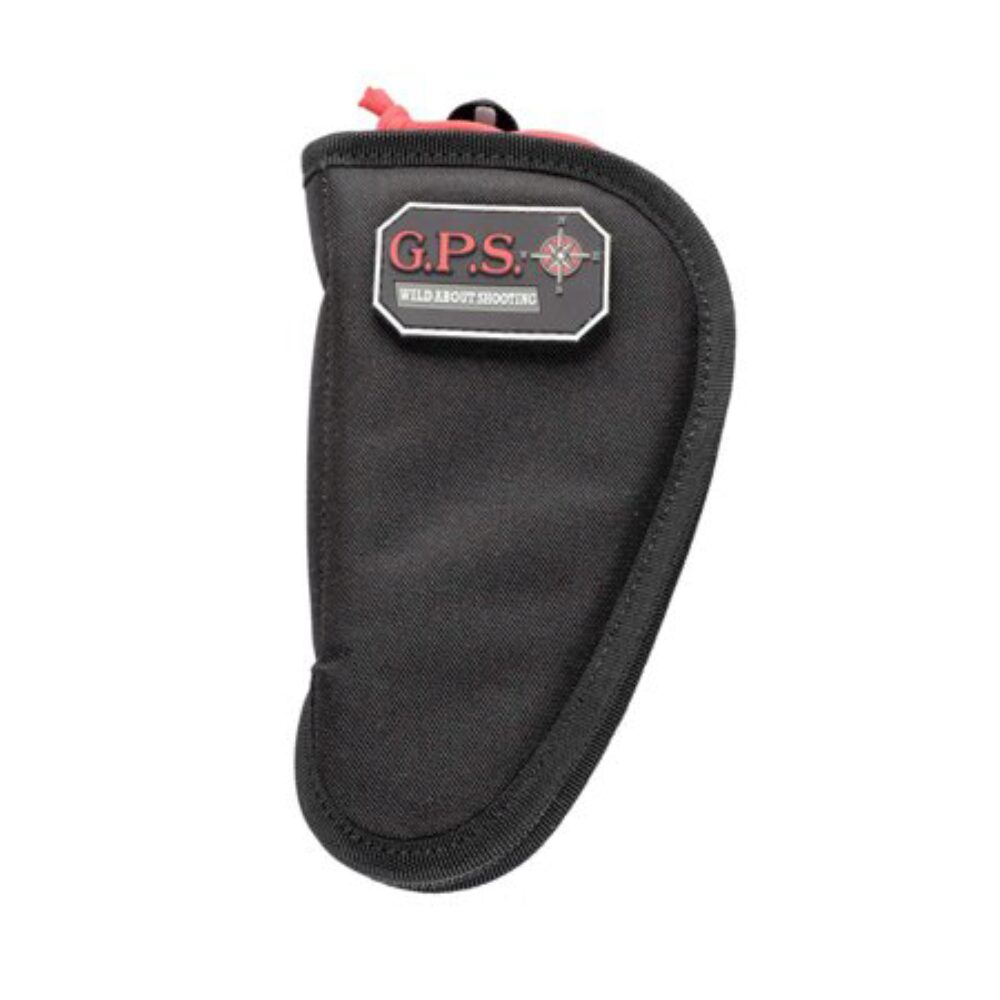 GPS Bags GPS1004CPCB Contoured  with Black Finish with Lockable Zipper for 4 or Less Barrel Handgun