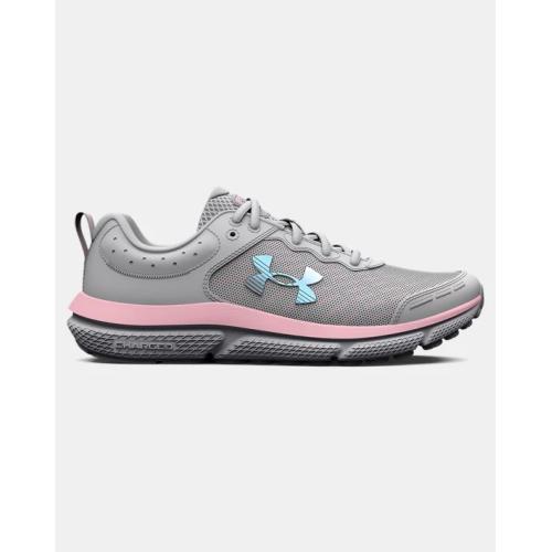 Girls' Grade School  Assert 10 Running Shoes Halo Gray-Pink Sugar